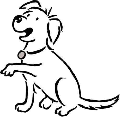 Bg barking head dog